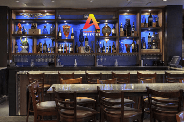 Thi công hầm rượu nhà hàng kiến trúc ấm áp và sang trọng